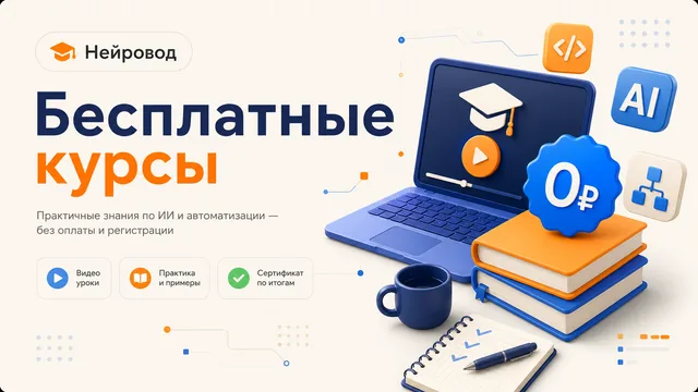 Бесплатные курсы по ИИ – neurovod.ru